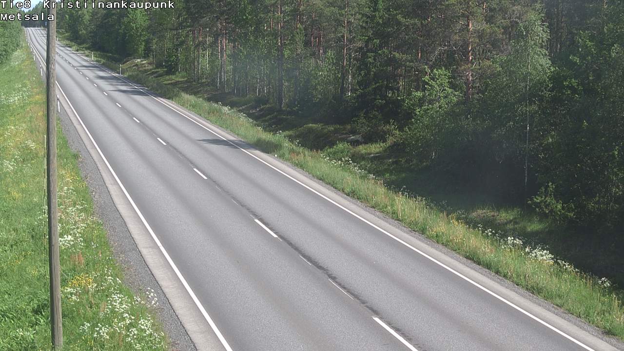 Weather Camera Image Väg 8 Kristinestad, Ömossa, Kristiinankaupunki, Pohjanmaa