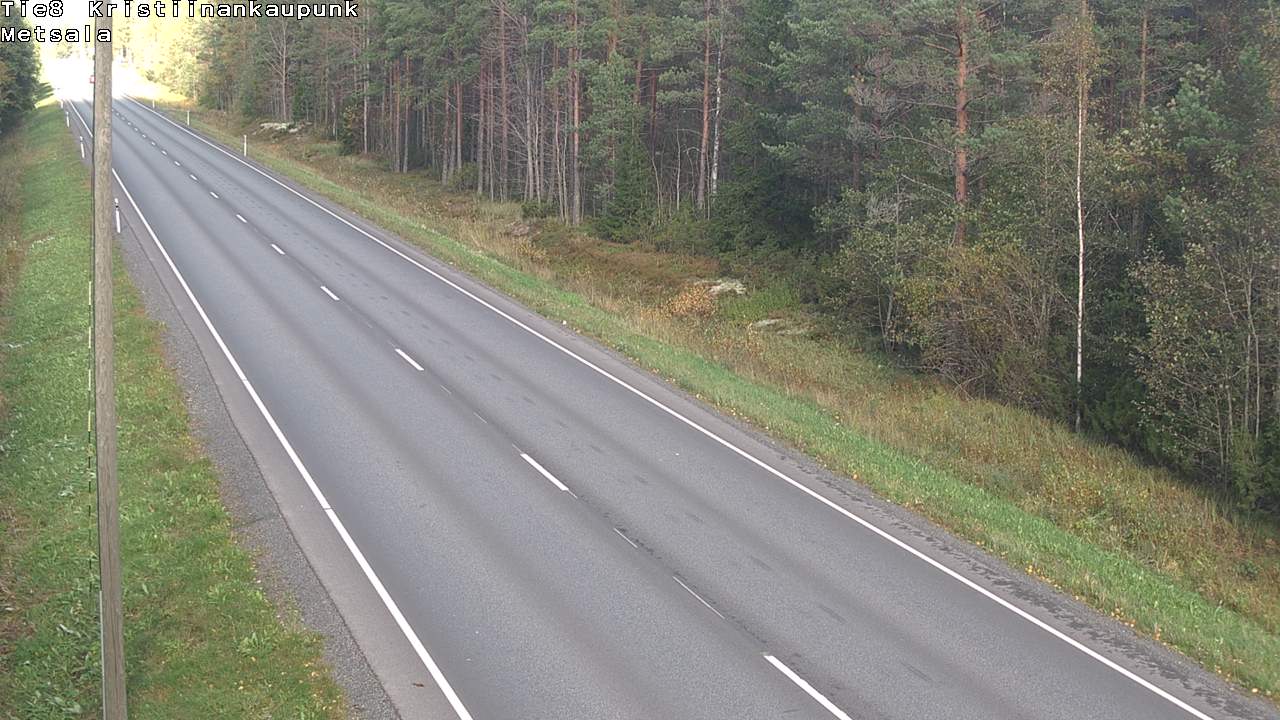 Weather Camera Image Road 8 Kristiinankaupunki Metsälä, Kristiinankaupunki, Pohjanmaa