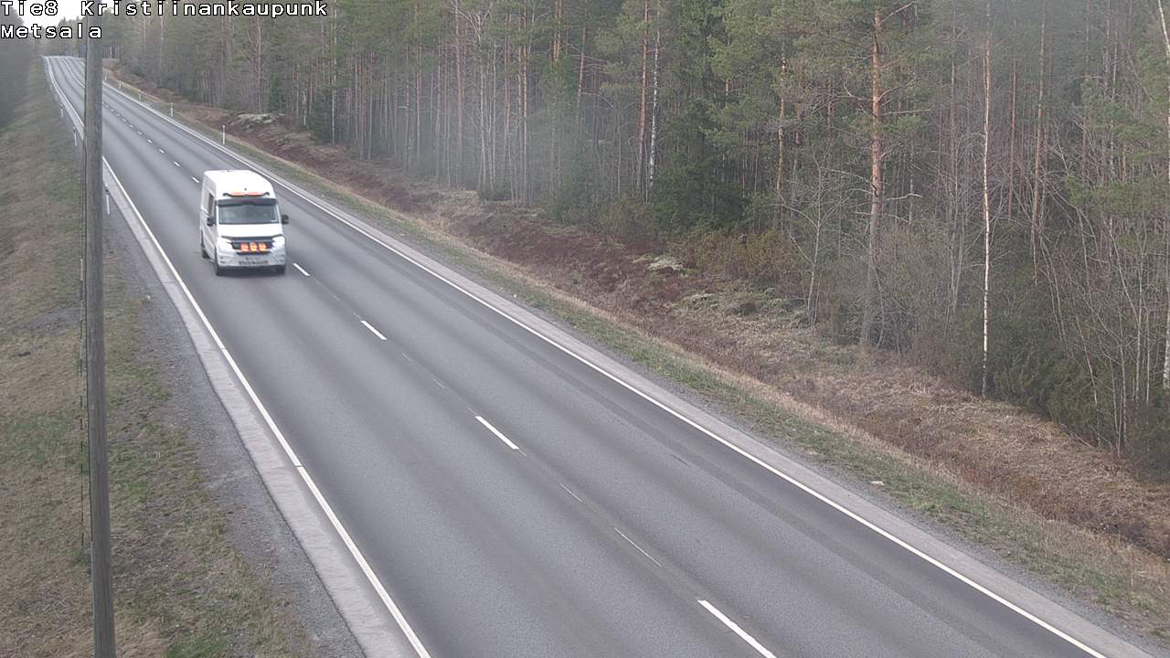 Weather Camera Image Väg 8 Kristinestad, Ömossa, Kristiinankaupunki, Pohjanmaa