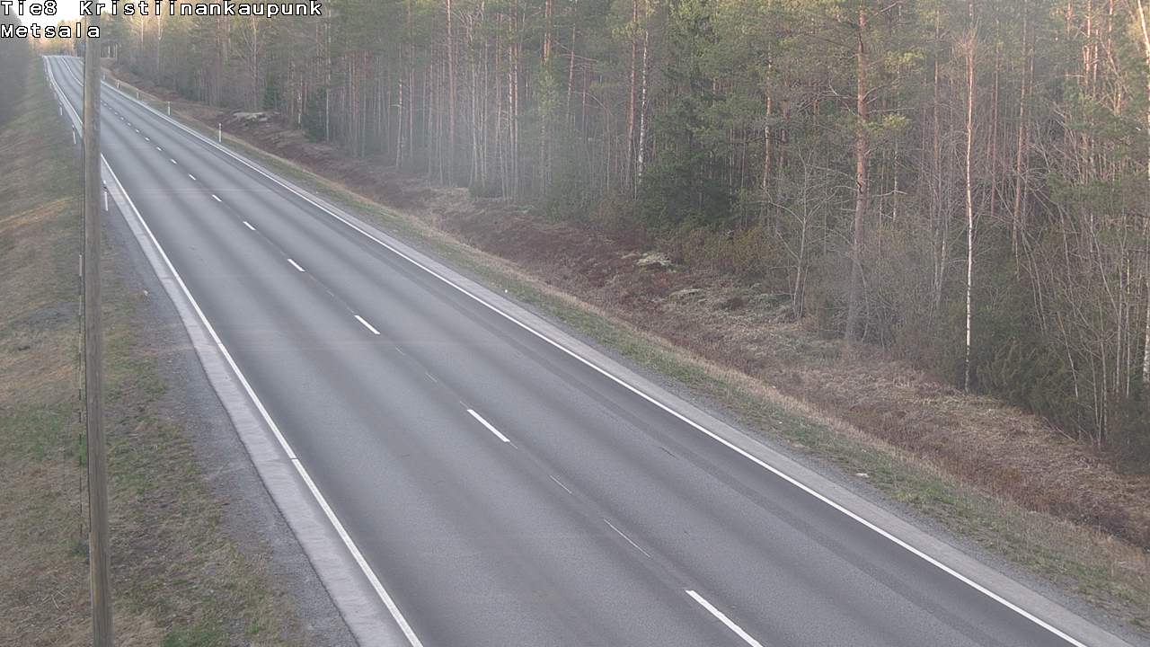 Weather Camera Image Väg 8 Kristinestad, Ömossa, Kristiinankaupunki, Pohjanmaa