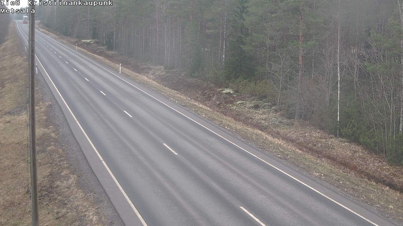 Weather Camera Image Road 8 Kristiinankaupunki Metsälä, Kristiinankaupunki, Pohjanmaa