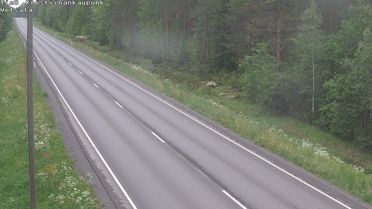 Kelikamerat Kuva Tie 8 Kristiinankaupunki, Metsälä, Kristiinankaupunki, Pohjanmaa
