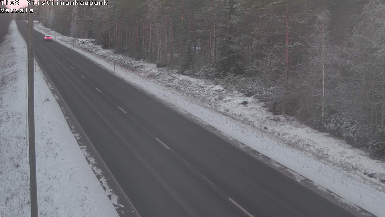 Weather Camera Image Väg 8 Kristinestad, Ömossa, Kristiinankaupunki, Pohjanmaa