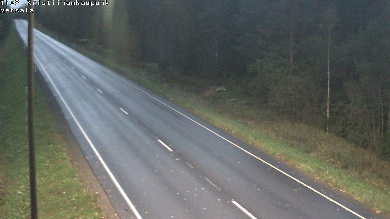 Weather Camera Image Road 8 Kristiinankaupunki Metsälä, Kristiinankaupunki, Pohjanmaa