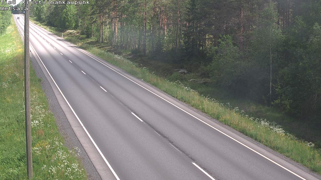Weather Camera Image Väg 8 Kristinestad, Ömossa, Kristiinankaupunki, Pohjanmaa