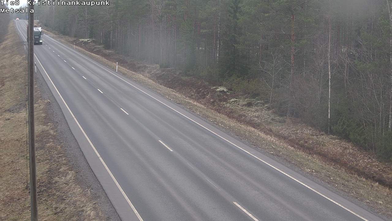 Weather Camera Image Road 8 Kristiinankaupunki Metsälä, Kristiinankaupunki, Pohjanmaa