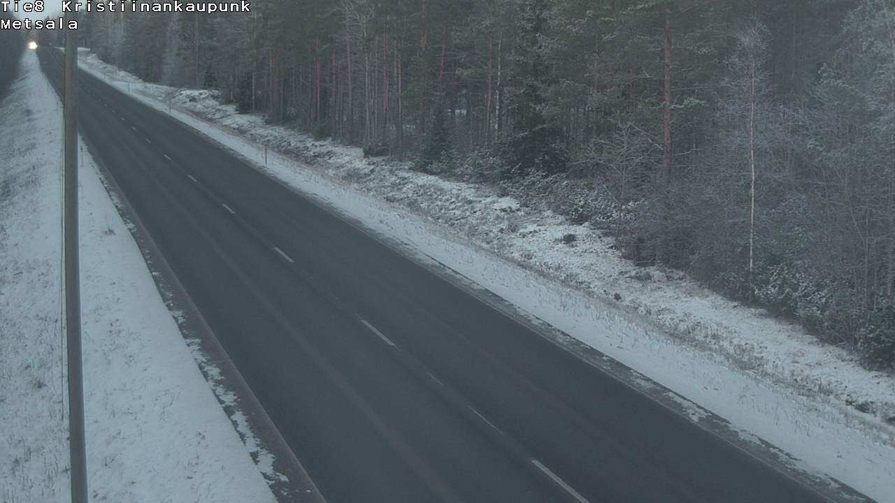 Weather Camera Image Väg 8 Kristinestad, Ömossa, Kristiinankaupunki, Pohjanmaa