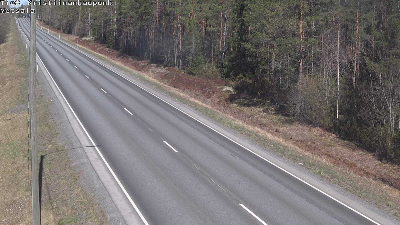 Weather Camera Image Väg 8 Kristinestad, Ömossa, Kristiinankaupunki, Pohjanmaa