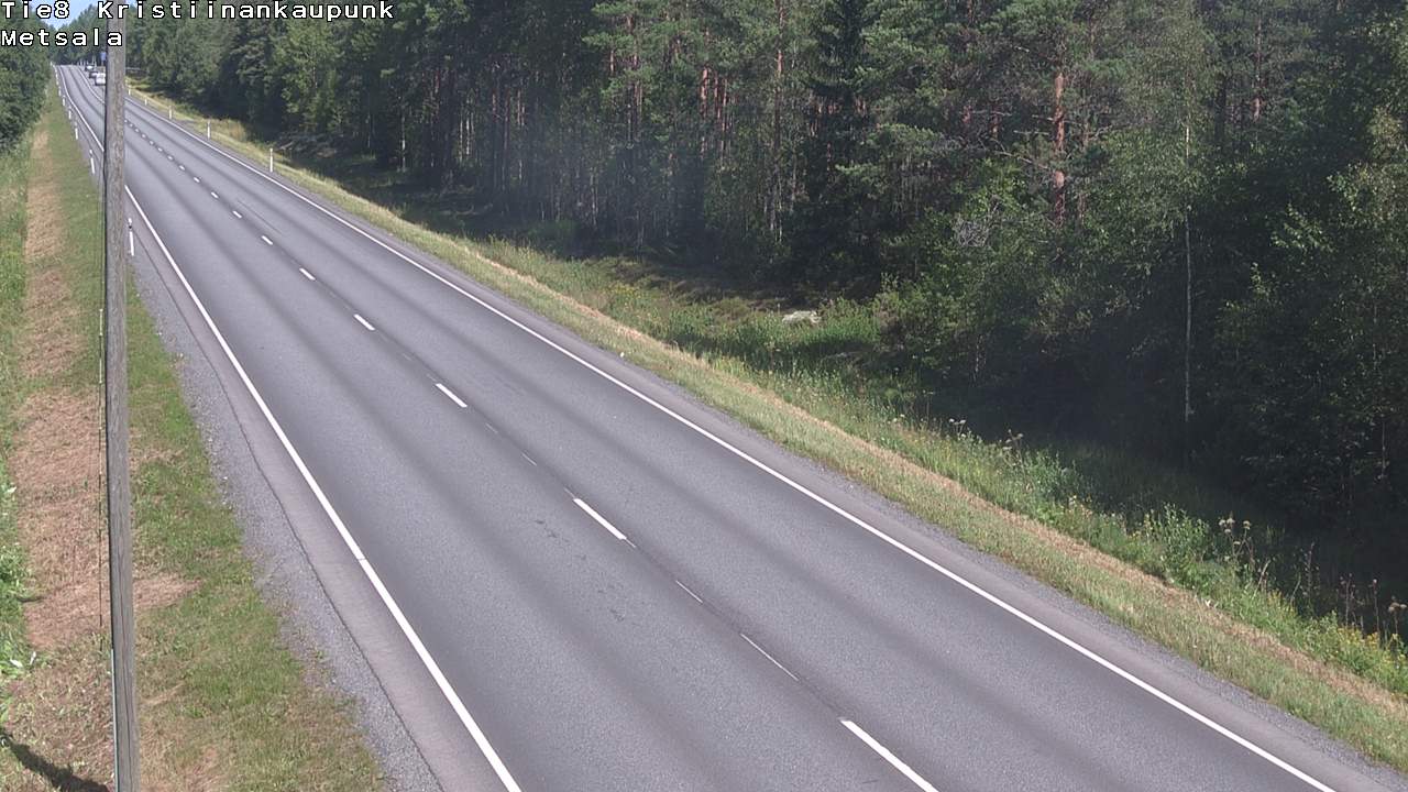 Kelikamerat Kuva Tie 8 Kristiinankaupunki, Metsälä, Kristiinankaupunki, Pohjanmaa