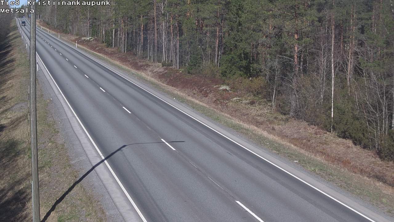 Weather Camera Image Väg 8 Kristinestad, Ömossa, Kristiinankaupunki, Pohjanmaa