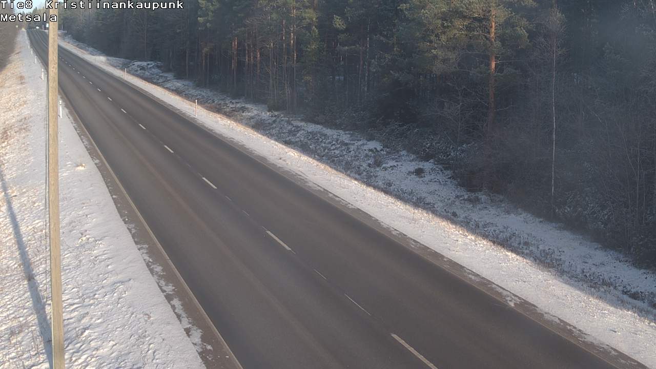 Kelikamerat Kuva Tie 8 Kristiinankaupunki, Metsälä, Kristiinankaupunki, Pohjanmaa