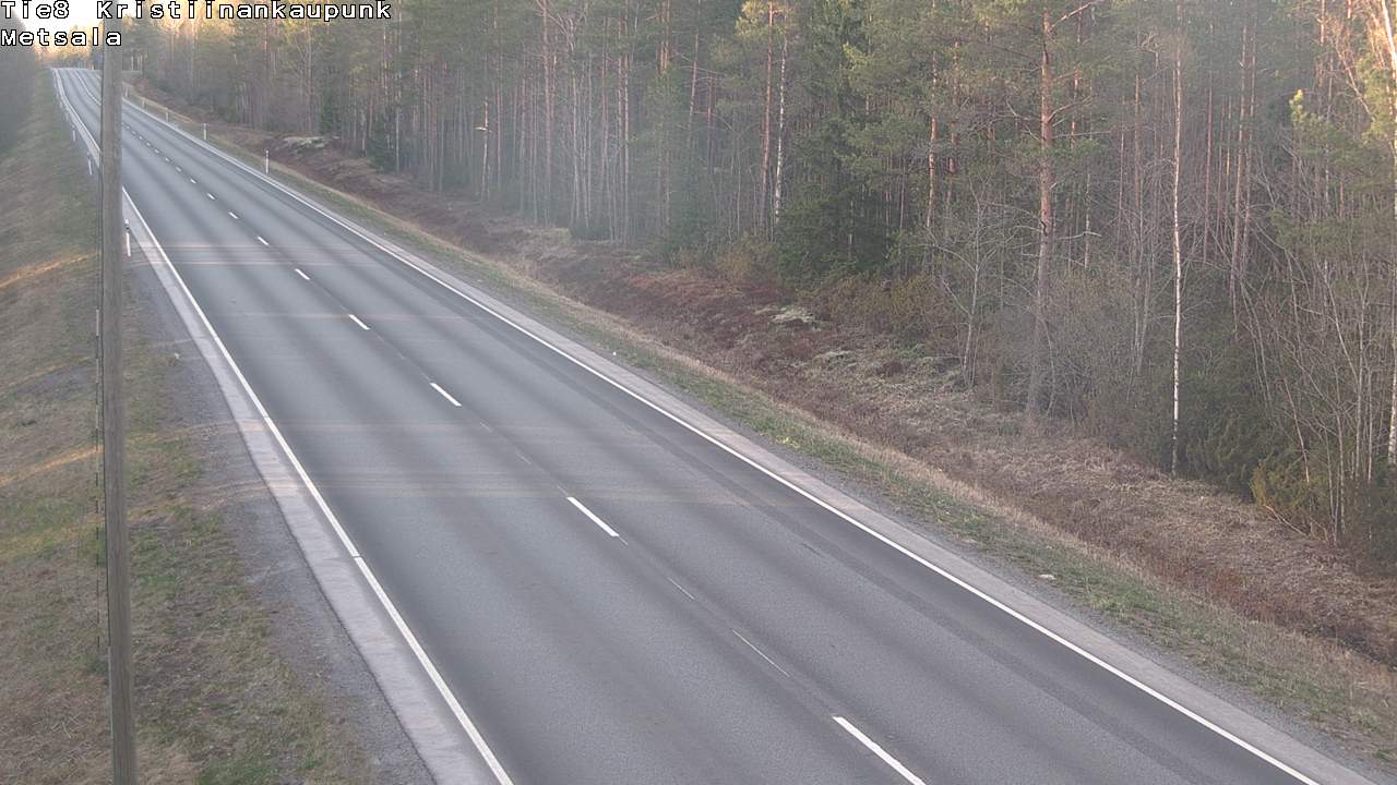 Weather Camera Image Väg 8 Kristinestad, Ömossa, Kristiinankaupunki, Pohjanmaa