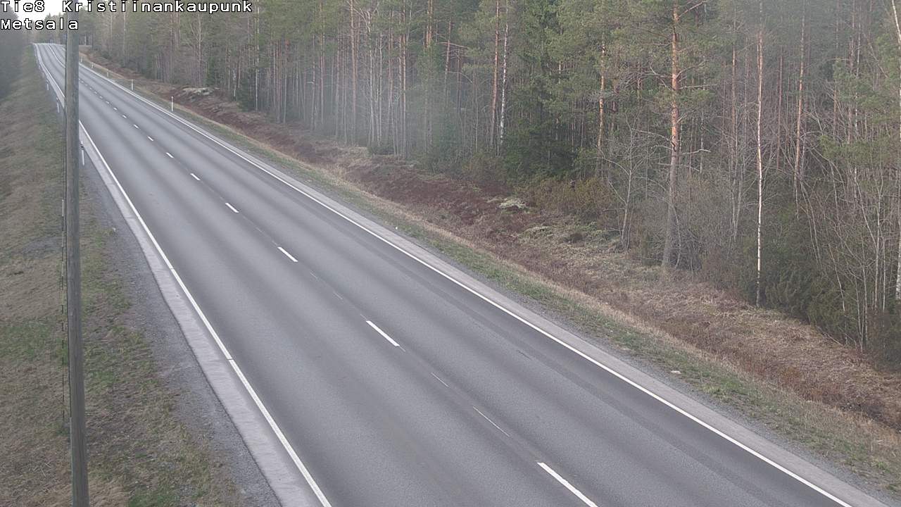 Weather Camera Image Väg 8 Kristinestad, Ömossa, Kristiinankaupunki, Pohjanmaa