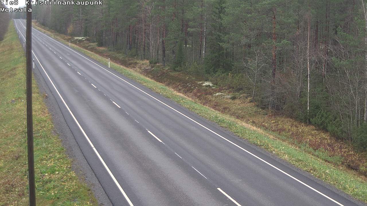 Kelikamerat Kuva Tie 8 Kristiinankaupunki, Metsälä, Kristiinankaupunki, Pohjanmaa