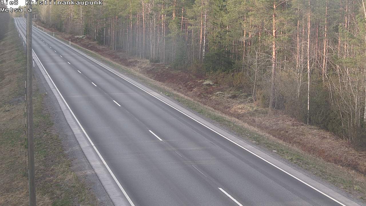 Weather Camera Image Väg 8 Kristinestad, Ömossa, Kristiinankaupunki, Pohjanmaa