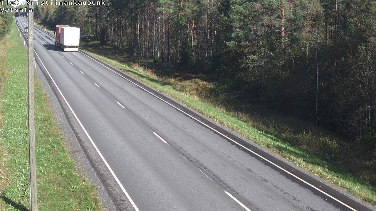 Weather Camera Image Road 8 Kristiinankaupunki Metsälä, Kristiinankaupunki, Pohjanmaa