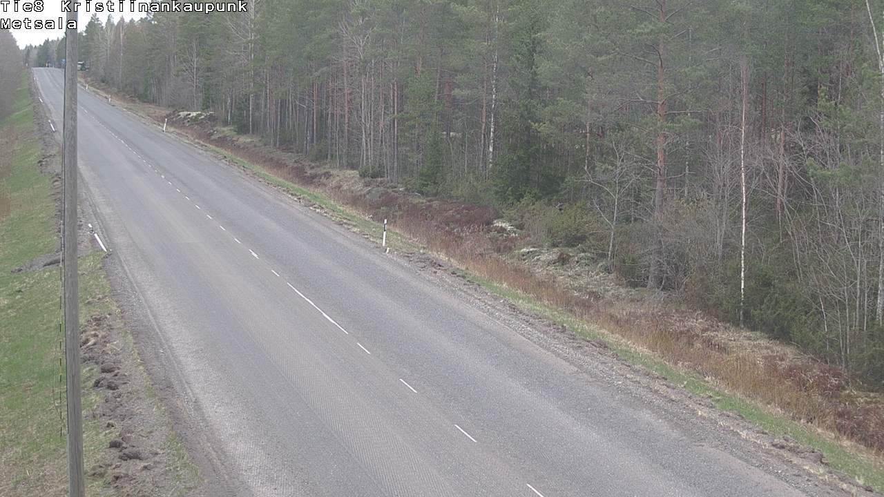 Weather Camera Image Road 8 Kristiinankaupunki Metsälä, Kristiinankaupunki, Pohjanmaa