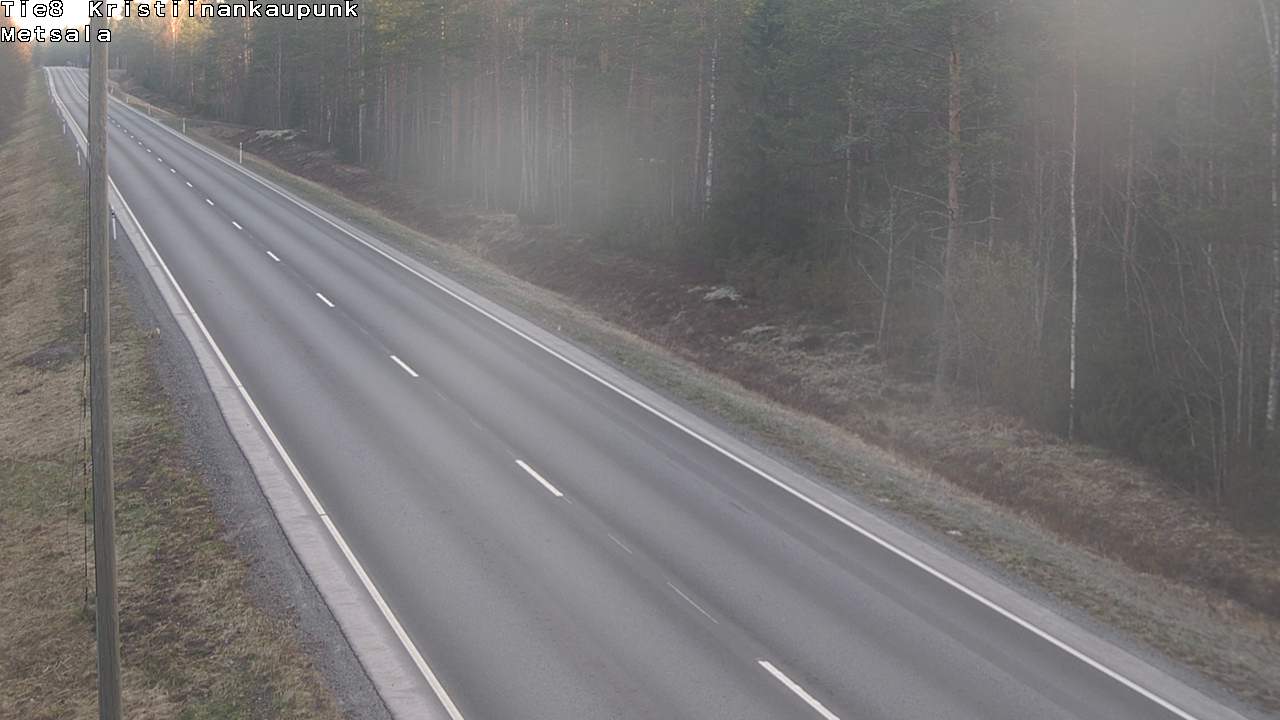 Weather Camera Image Väg 8 Kristinestad, Ömossa, Kristiinankaupunki, Pohjanmaa