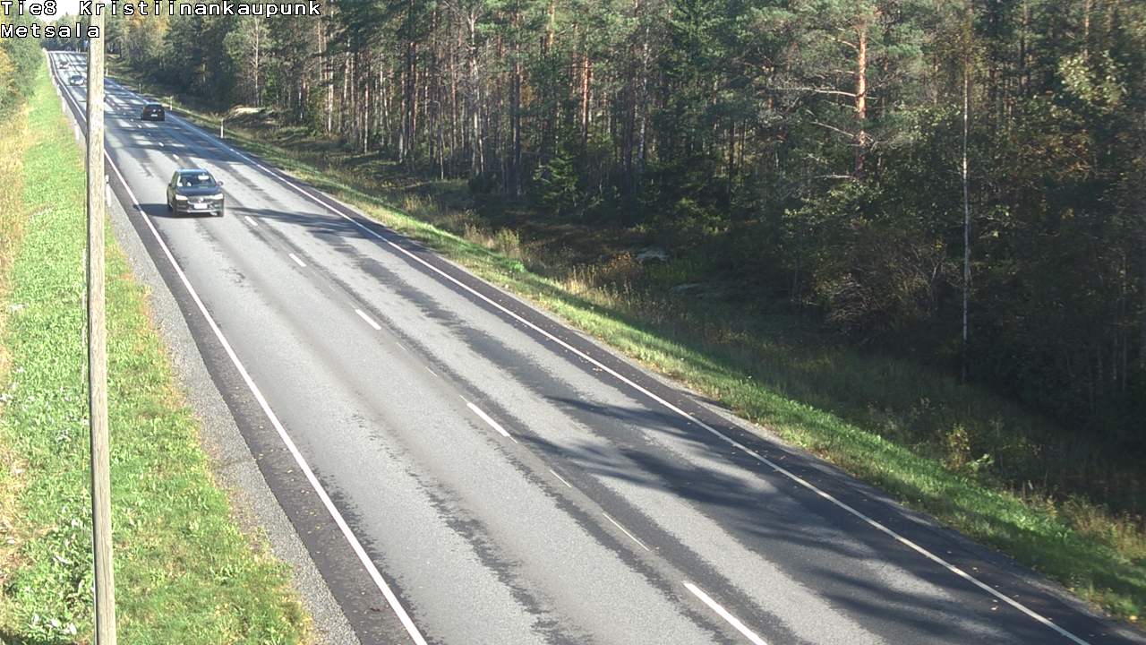 Weather Camera Image Road 8 Kristiinankaupunki Metsälä, Kristiinankaupunki, Pohjanmaa
