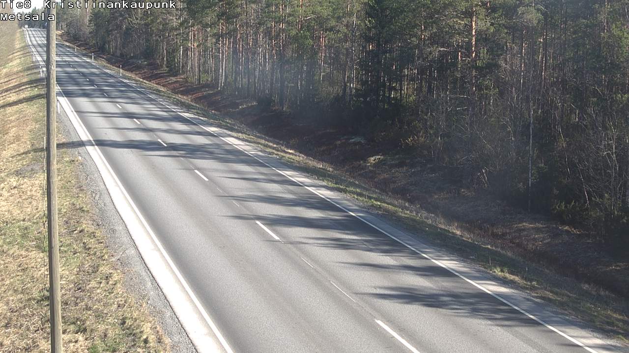 Weather Camera Image Väg 8 Kristinestad, Ömossa, Kristiinankaupunki, Pohjanmaa