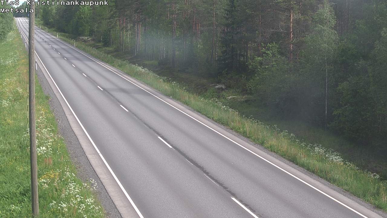 Weather Camera Image Väg 8 Kristinestad, Ömossa, Kristiinankaupunki, Pohjanmaa