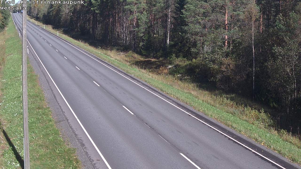 Weather Camera Image Road 8 Kristiinankaupunki Metsälä, Kristiinankaupunki, Pohjanmaa