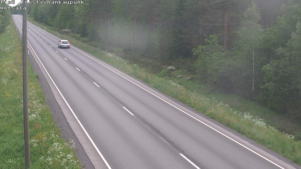 Weather Camera Image Väg 8 Kristinestad, Ömossa, Kristiinankaupunki, Pohjanmaa
