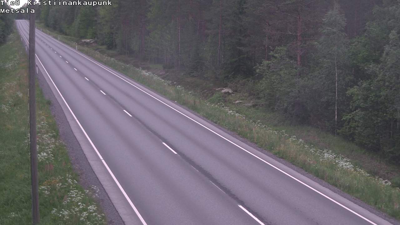 Kelikamerat Kuva Tie 8 Kristiinankaupunki, Metsälä, Kristiinankaupunki, Pohjanmaa