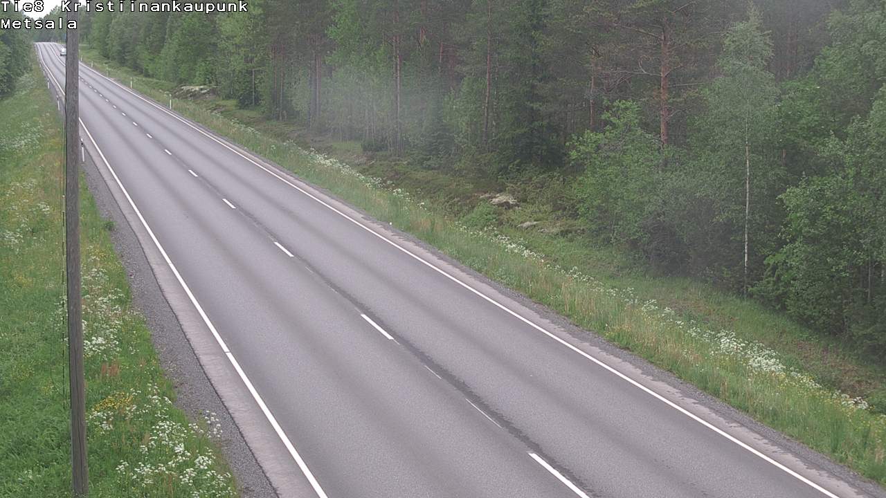 Kelikamerat Kuva Tie 8 Kristiinankaupunki, Metsälä, Kristiinankaupunki, Pohjanmaa