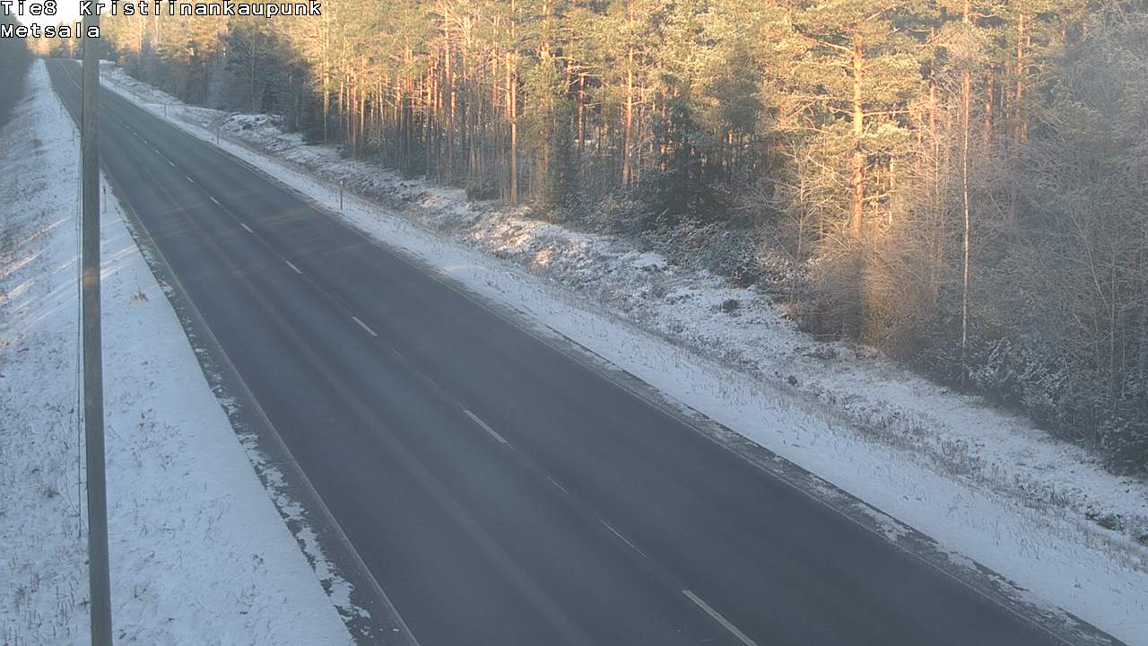 Weather Camera Image Väg 8 Kristinestad, Ömossa, Kristiinankaupunki, Pohjanmaa