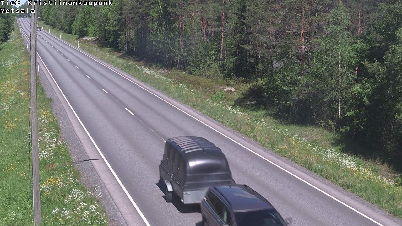 Weather Camera Image Väg 8 Kristinestad, Ömossa, Kristiinankaupunki, Pohjanmaa