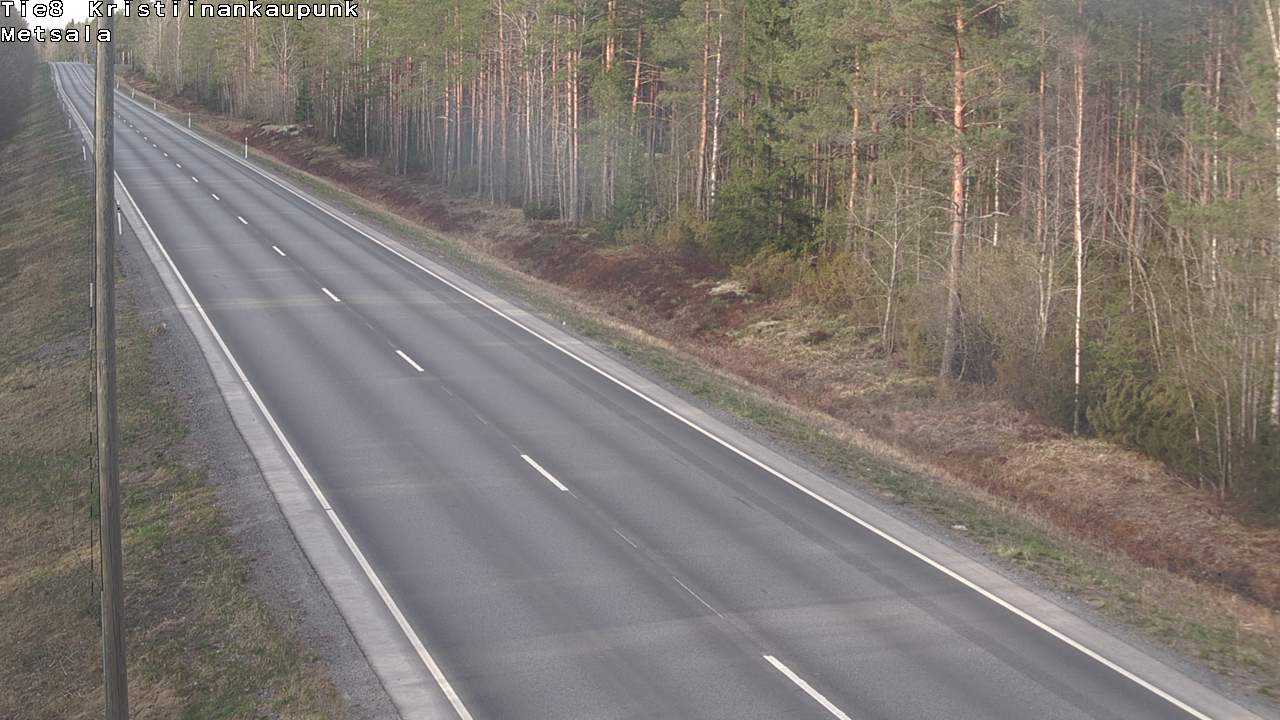 Weather Camera Image Väg 8 Kristinestad, Ömossa, Kristiinankaupunki, Pohjanmaa