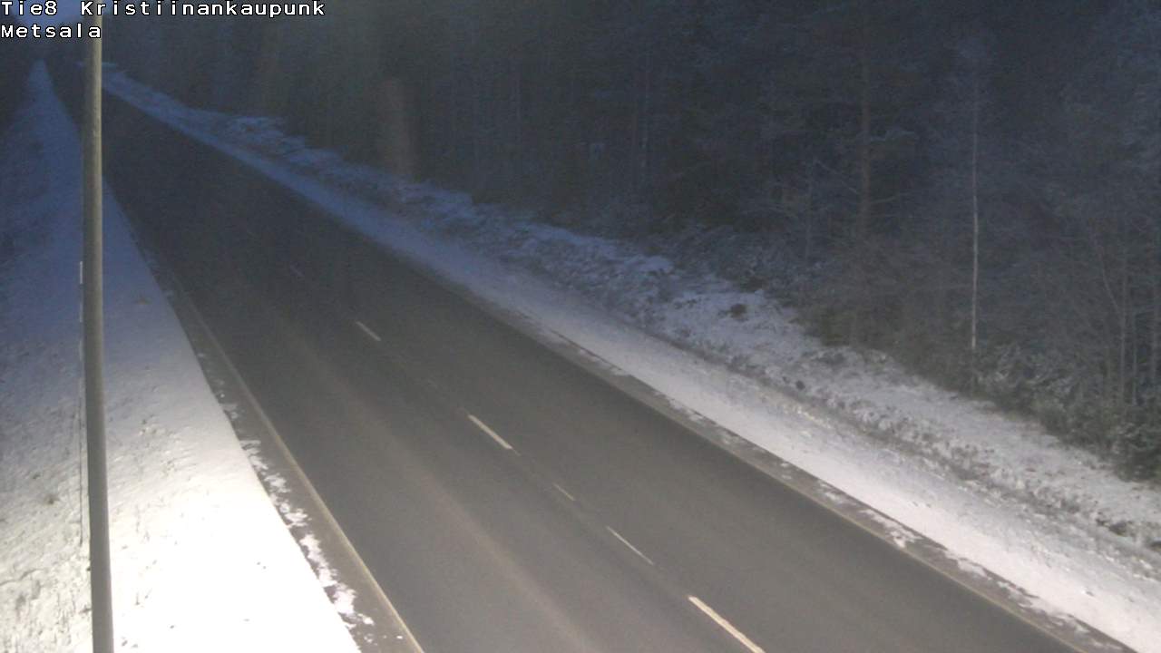 Weather Camera Image Väg 8 Kristinestad, Ömossa, Kristiinankaupunki, Pohjanmaa