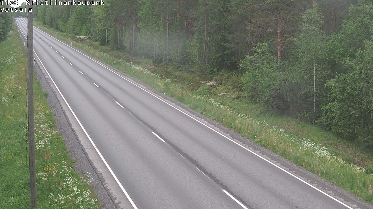 Kelikamerat Kuva Tie 8 Kristiinankaupunki, Metsälä, Kristiinankaupunki, Pohjanmaa