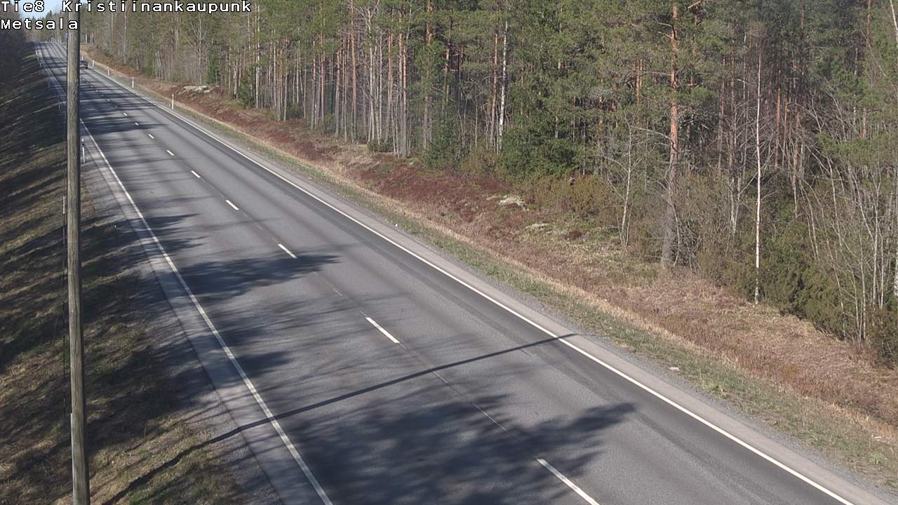 Weather Camera Image Väg 8 Kristinestad, Ömossa, Kristiinankaupunki, Pohjanmaa