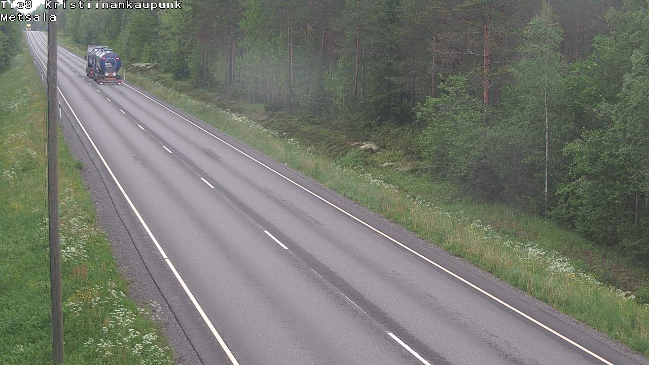 Kelikamerat Kuva Tie 8 Kristiinankaupunki, Metsälä, Kristiinankaupunki, Pohjanmaa