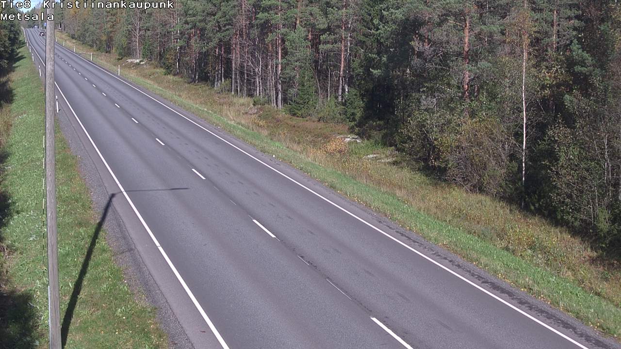 Weather Camera Image Road 8 Kristiinankaupunki Metsälä, Kristiinankaupunki, Pohjanmaa