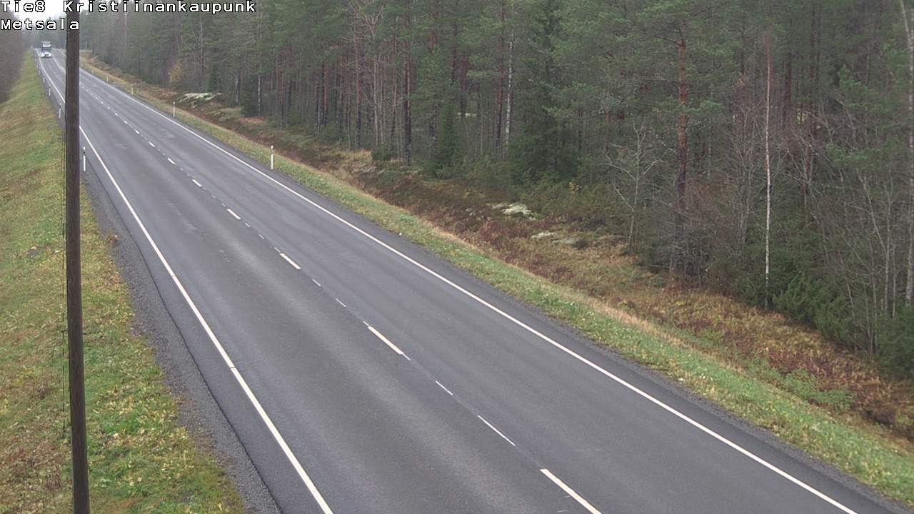Kelikamerat Kuva Tie 8 Kristiinankaupunki, Metsälä, Kristiinankaupunki, Pohjanmaa