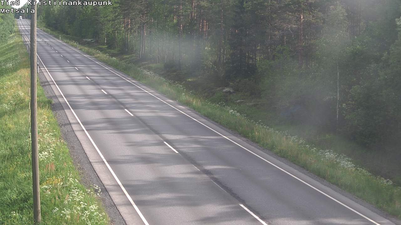 Weather Camera Image Väg 8 Kristinestad, Ömossa, Kristiinankaupunki, Pohjanmaa