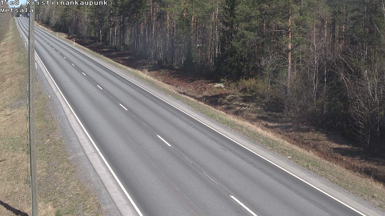 Weather Camera Image Väg 8 Kristinestad, Ömossa, Kristiinankaupunki, Pohjanmaa