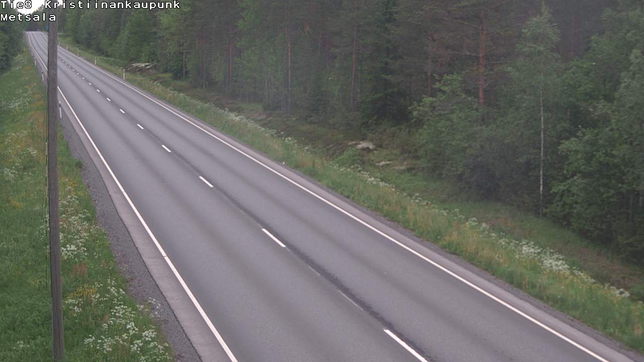 Kelikamerat Kuva Tie 8 Kristiinankaupunki, Metsälä, Kristiinankaupunki, Pohjanmaa
