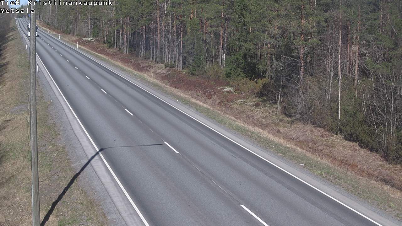 Weather Camera Image Väg 8 Kristinestad, Ömossa, Kristiinankaupunki, Pohjanmaa