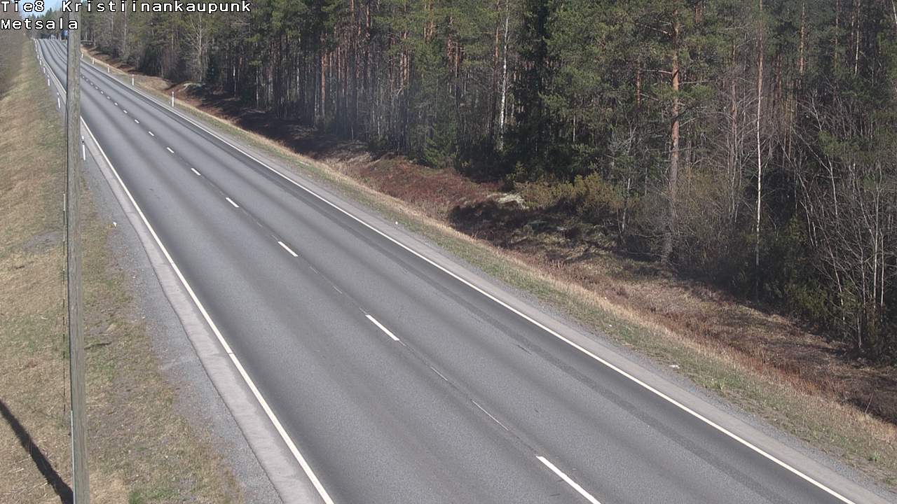 Weather Camera Image Väg 8 Kristinestad, Ömossa, Kristiinankaupunki, Pohjanmaa