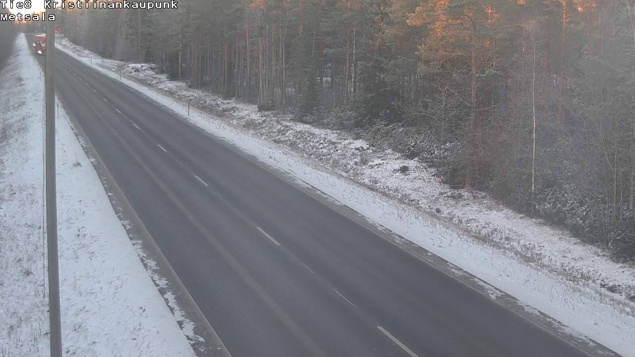 Kelikamerat Kuva Tie 8 Kristiinankaupunki, Metsälä, Kristiinankaupunki, Pohjanmaa