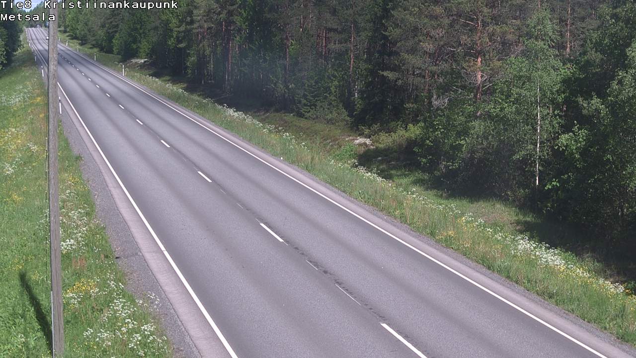 Weather Camera Image Väg 8 Kristinestad, Ömossa, Kristiinankaupunki, Pohjanmaa