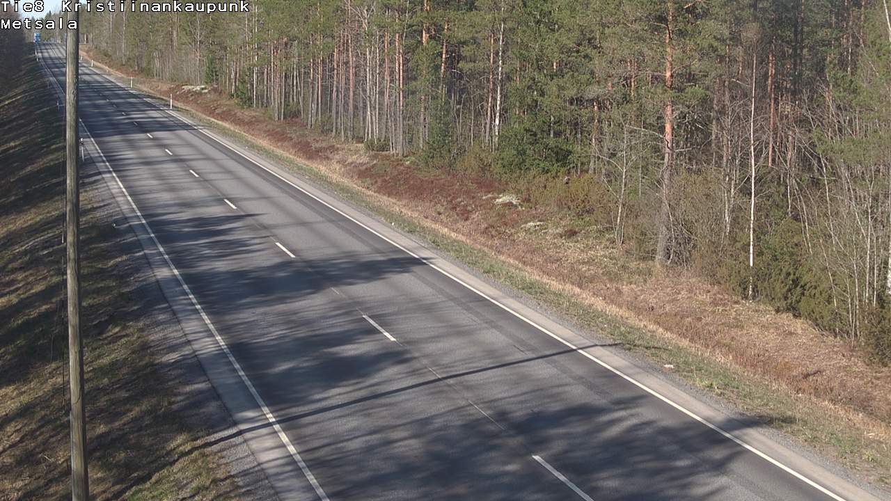 Weather Camera Image Väg 8 Kristinestad, Ömossa, Kristiinankaupunki, Pohjanmaa