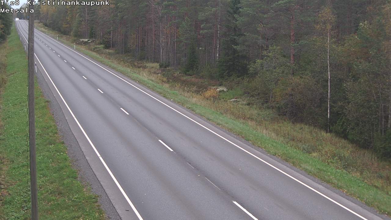 Kelikamerat Kuva Tie 8 Kristiinankaupunki, Metsälä, Kristiinankaupunki, Pohjanmaa