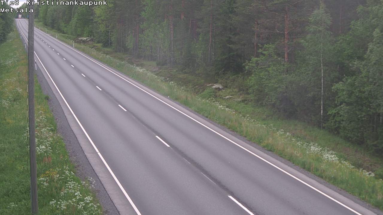 Kelikamerat Kuva Tie 8 Kristiinankaupunki, Metsälä, Kristiinankaupunki, Pohjanmaa