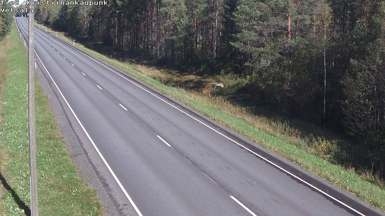 Weather Camera Image Road 8 Kristiinankaupunki Metsälä, Kristiinankaupunki, Pohjanmaa