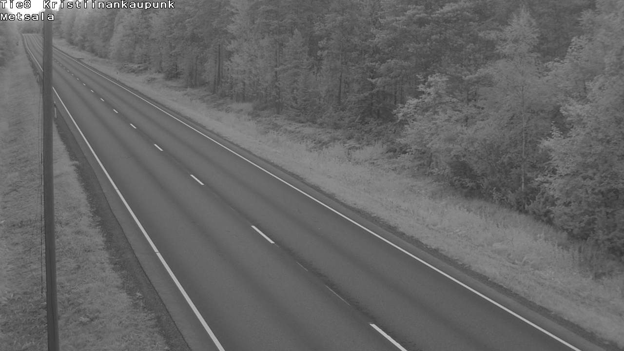 Weather Camera Image Road 8 Kristiinankaupunki Metsälä, Kristiinankaupunki, Pohjanmaa